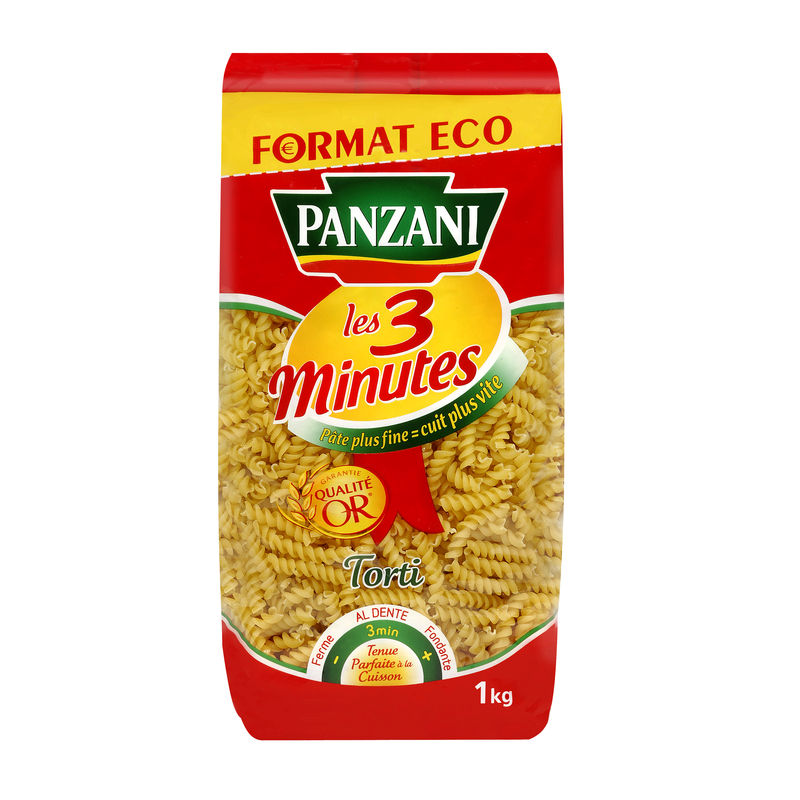 トルティ パスタ 3分 1Kg - PANZANI