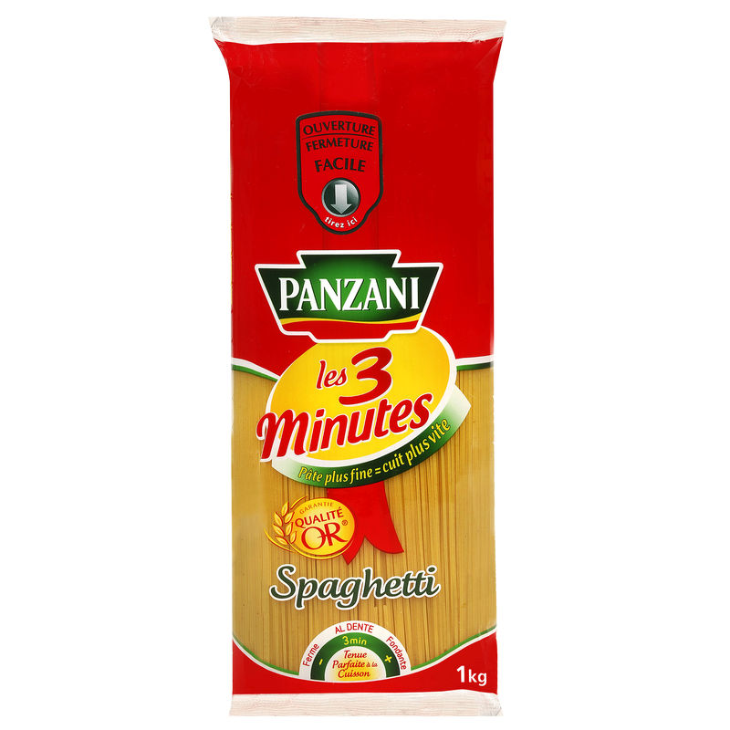 Les 3 Minutes Спагетти 1kg - PANZANI