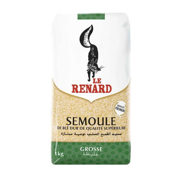 Sémola de Trigo Gruesa 1kg - LE RENARD