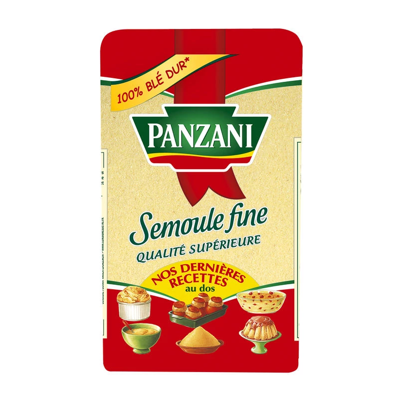 Fijn griesmeel 500g - PANZANI