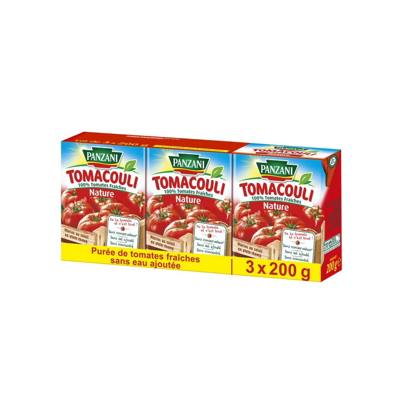 Sauce Tomacouli Nature; 200g  - PANZANI