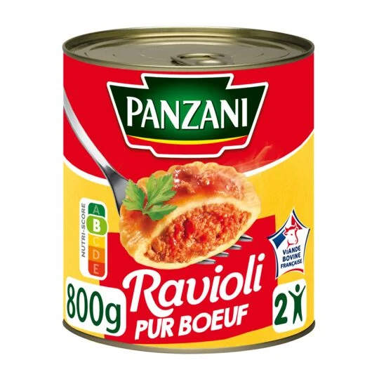 4 4 Ravioli Panzani aus reinem Rindfleisch