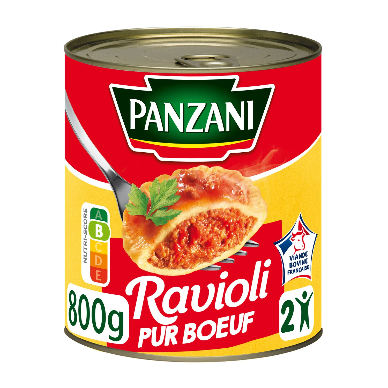 4 4 Ravioli Panzani de Carne Pura