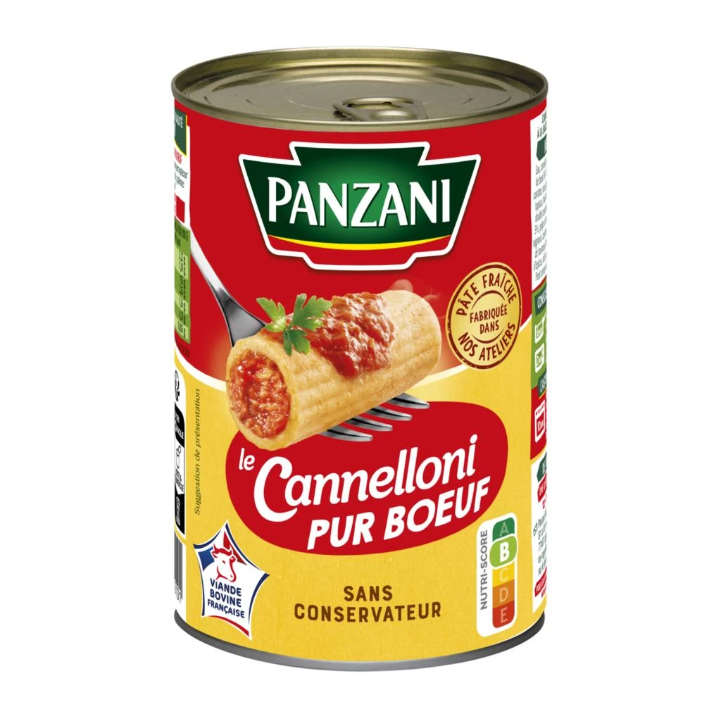 Cannelloni cook with 400g beef - Panzani