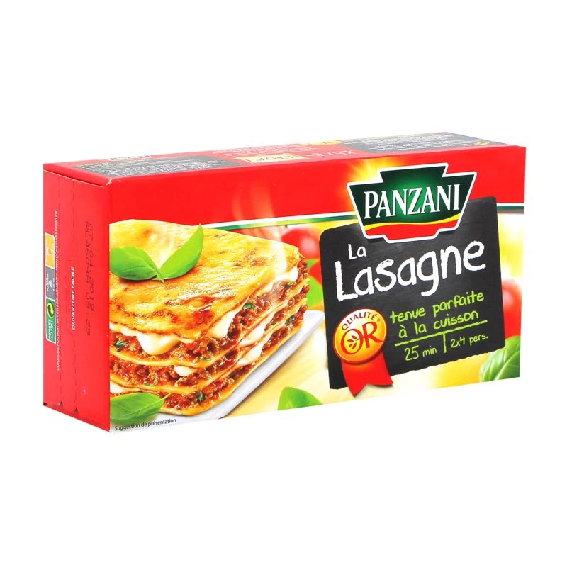 Pasta para lasaña, 500g - PANZANI