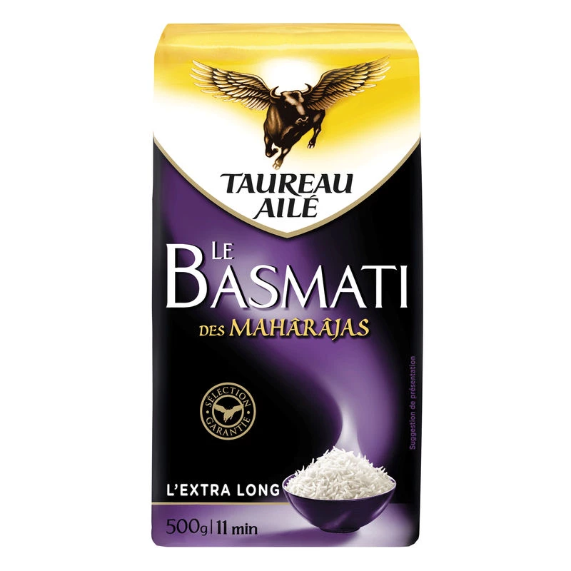 Maharaja Basmati Rice 500g - WINGED BULL