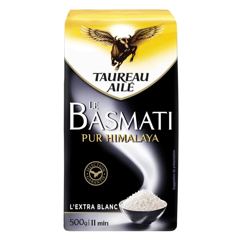 Riz Basmati Pur Himalaya 500g - TAUREAU AILE