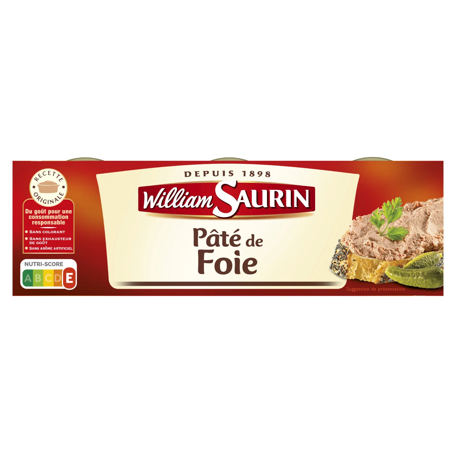 Liver pâté 234g -William Saurin
