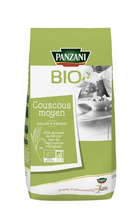 Medium Organic Couscous Bag 5kg - PANZANI