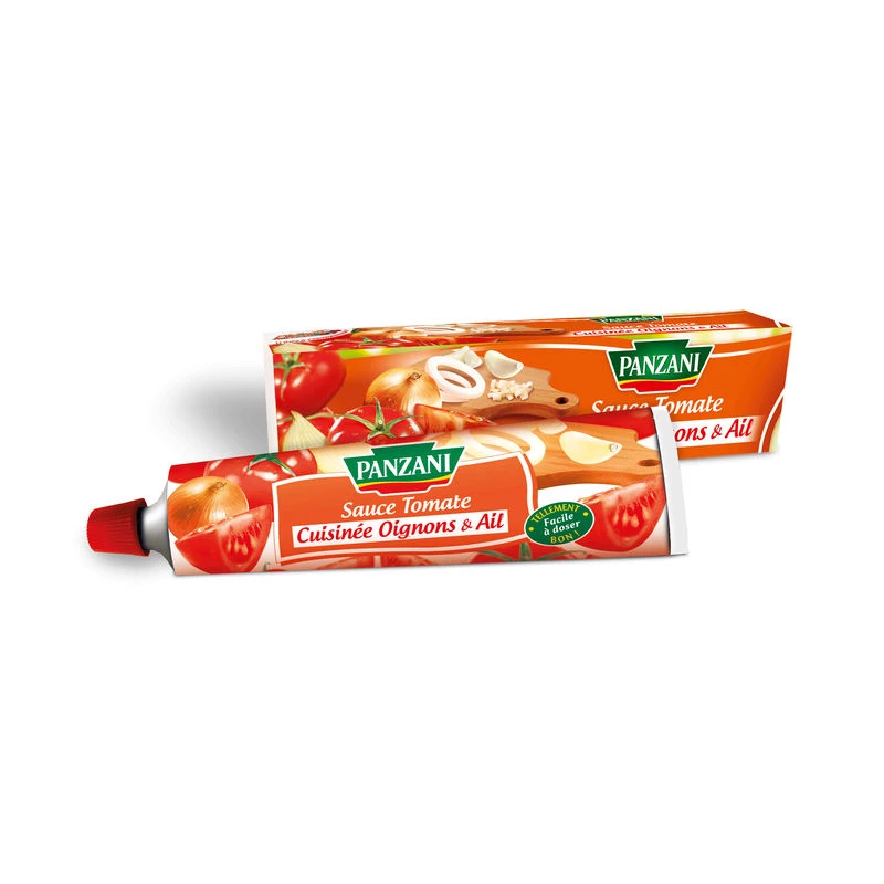 Cooked Tomato Sauce With Onions and Garlic; 180g - PANZANI
