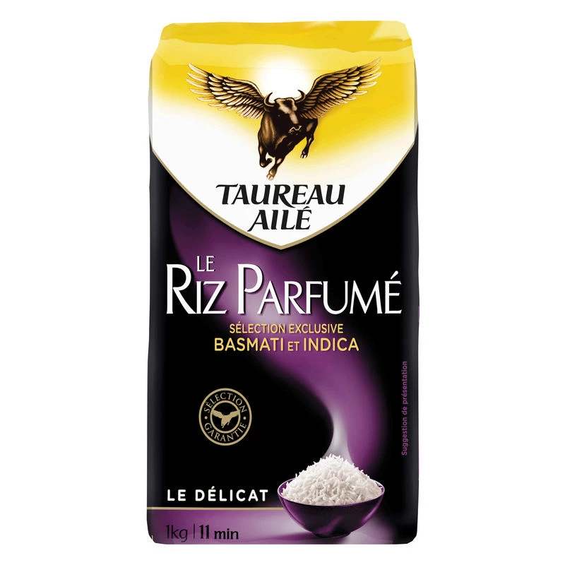 Riz Parfumé Basmati, 1kg - TAUREAU Aï le