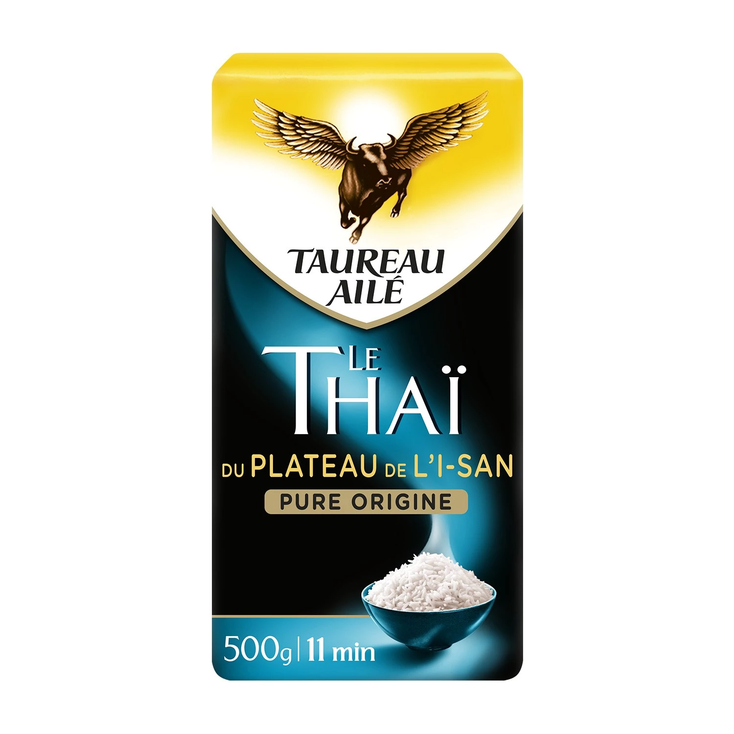 Riso tailandese dell'altopiano dell'Isan, 500 g - TAUREAU AILÉ