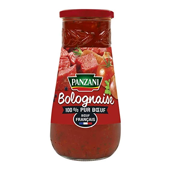 Salsa Boloñesa Pura De Ternera, 650g - PANZANI