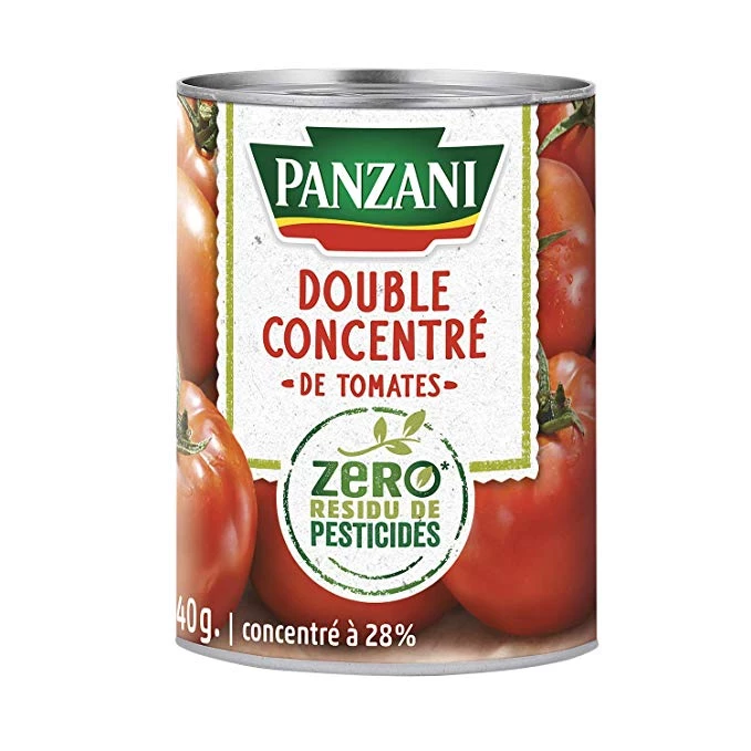 Dubbel Tomatenconcentraat 0 pesticiden; 140g - PANZANI