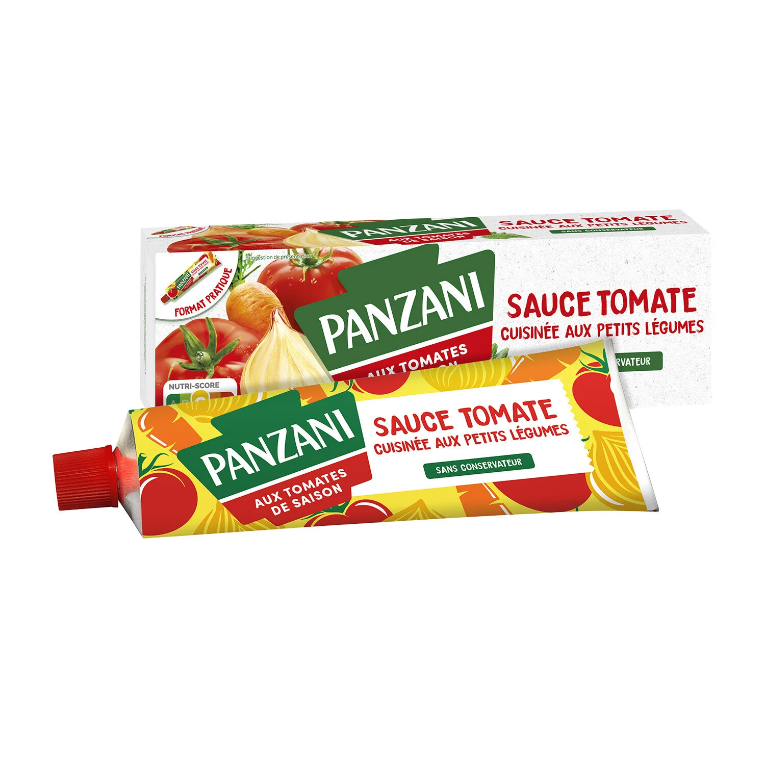 Tomato sauce cooked with small vegetables 220g - Panzani