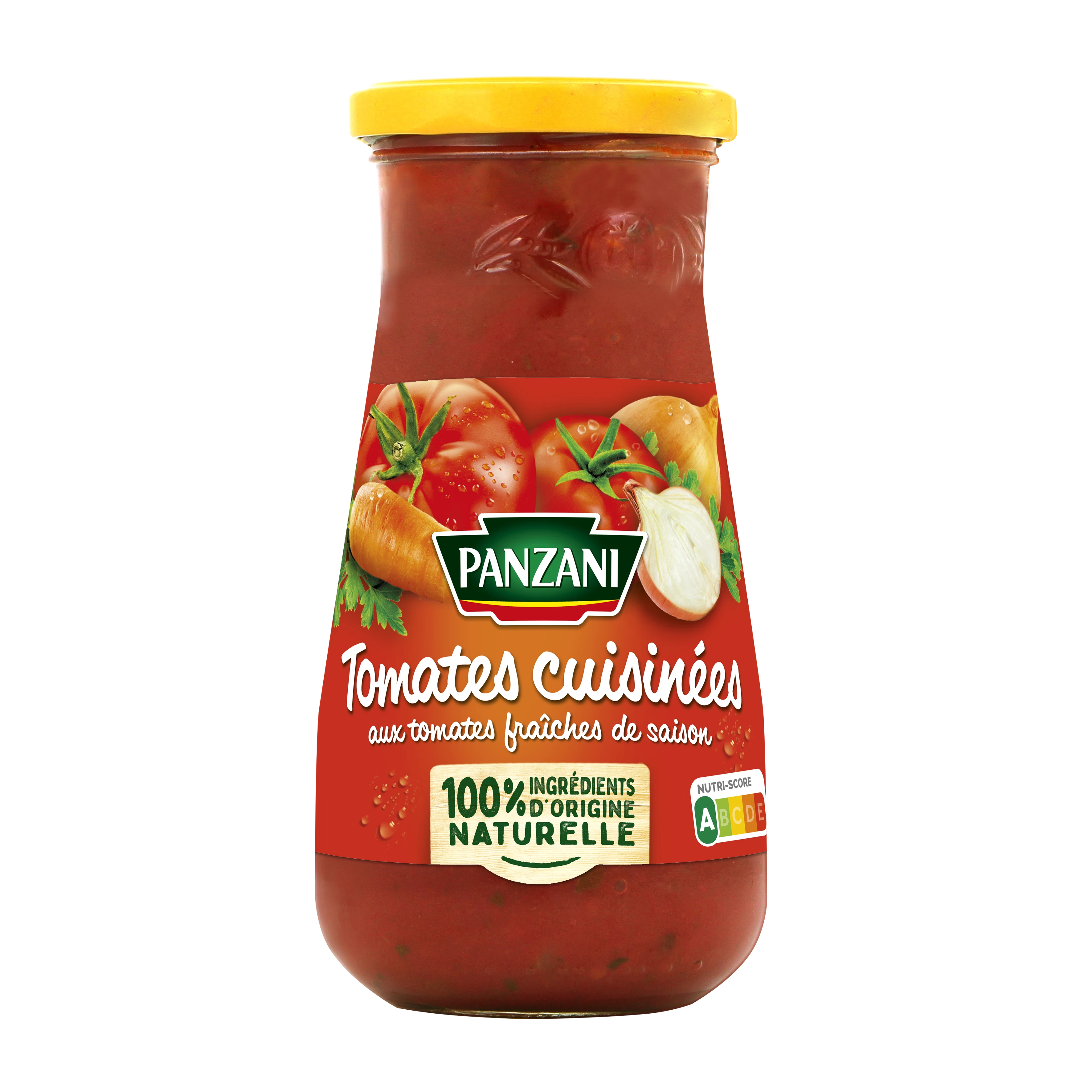 Sauce Tomate Cuisinée Au Tomate Fraîches de saison; 425g  - PANZANI