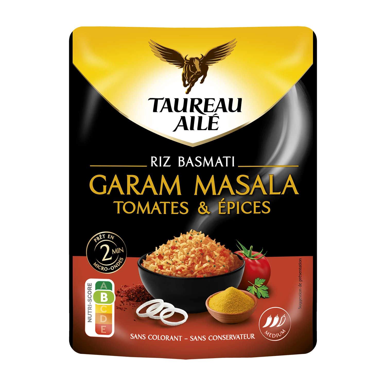 Riso basmati Masala, 250g - TAUREAU AILE