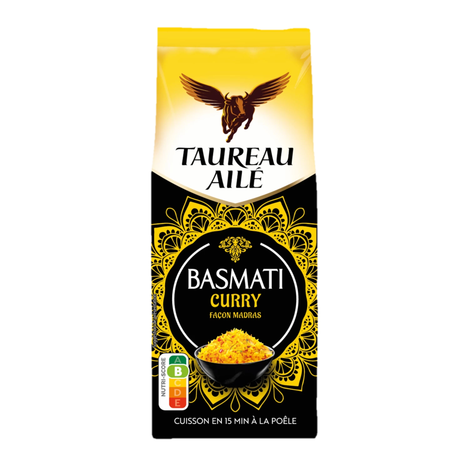 Riz Basmati Curry Madras, 300g - TAUREAU AILE