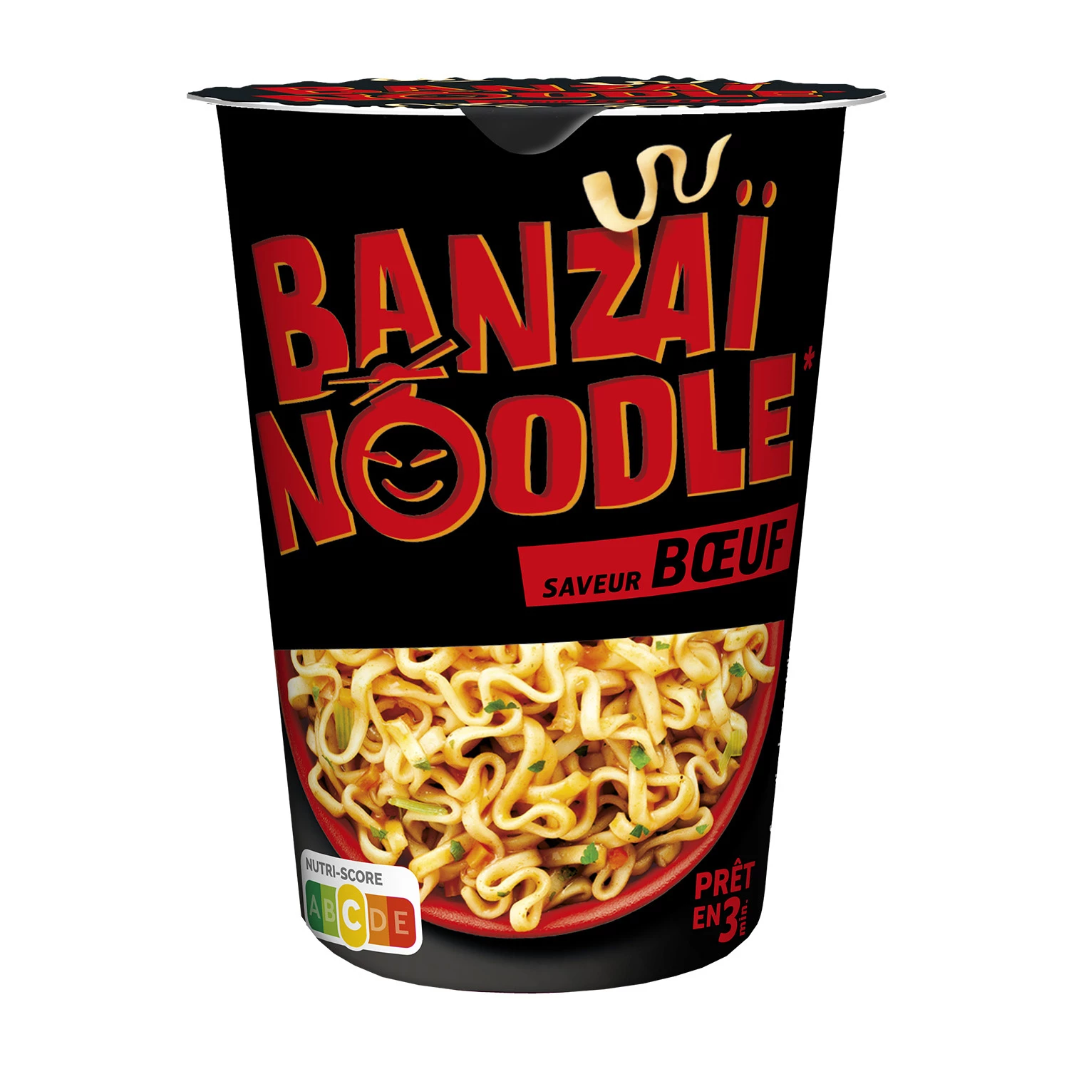 Pâtes (Noodles) au Boeuf BANZAI, 60g - PANZANI