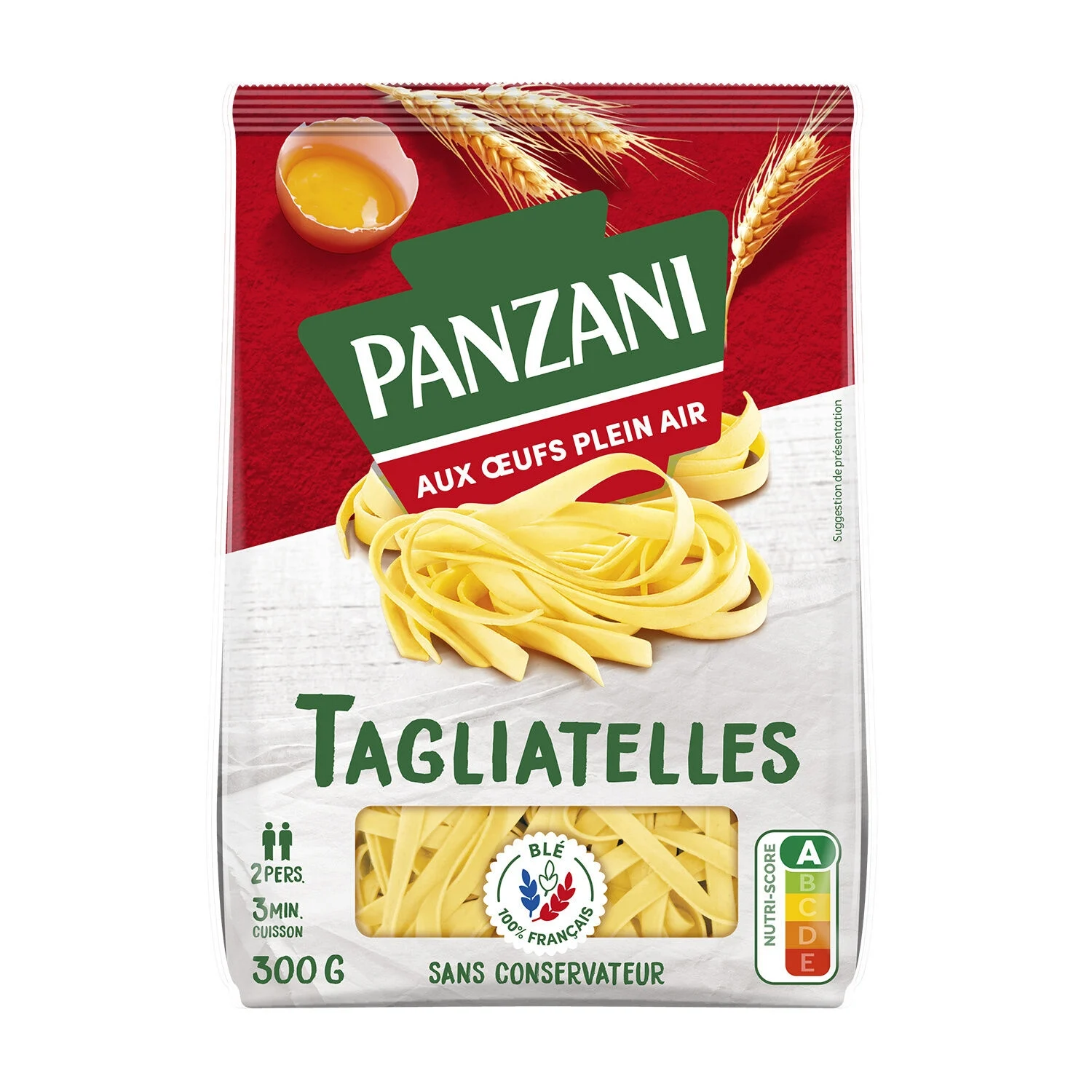 Pâtes Fraîches Tagliatelles Aux Œufs Plein Air 300g - Panzani