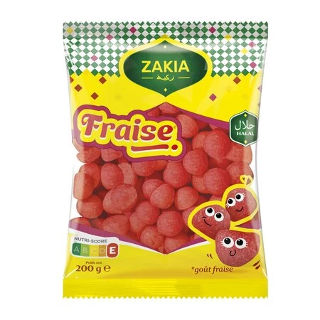 200g Bonbon Halal Fraise
