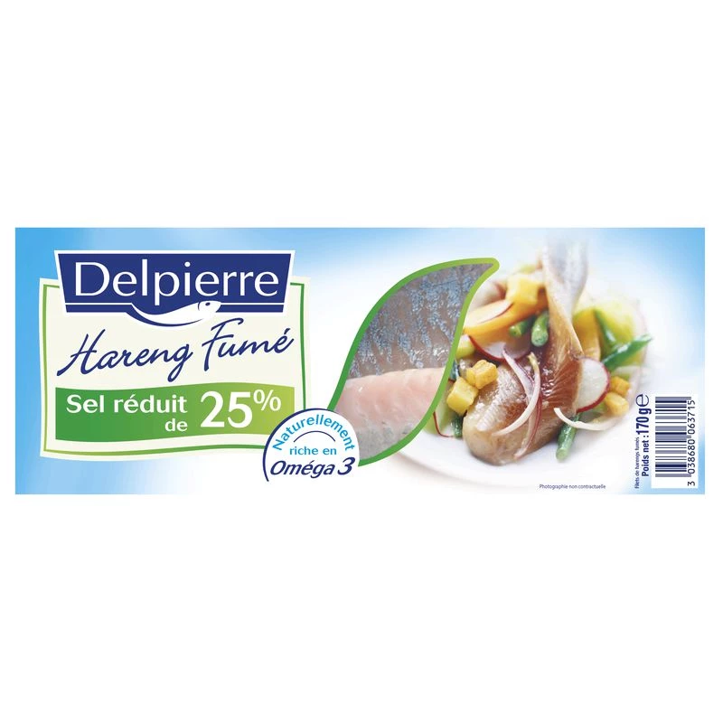 Fillet herring all together and salt 170g - DELPIERRE