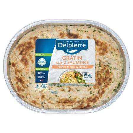 Bq Gratin 2 Saumons 600g