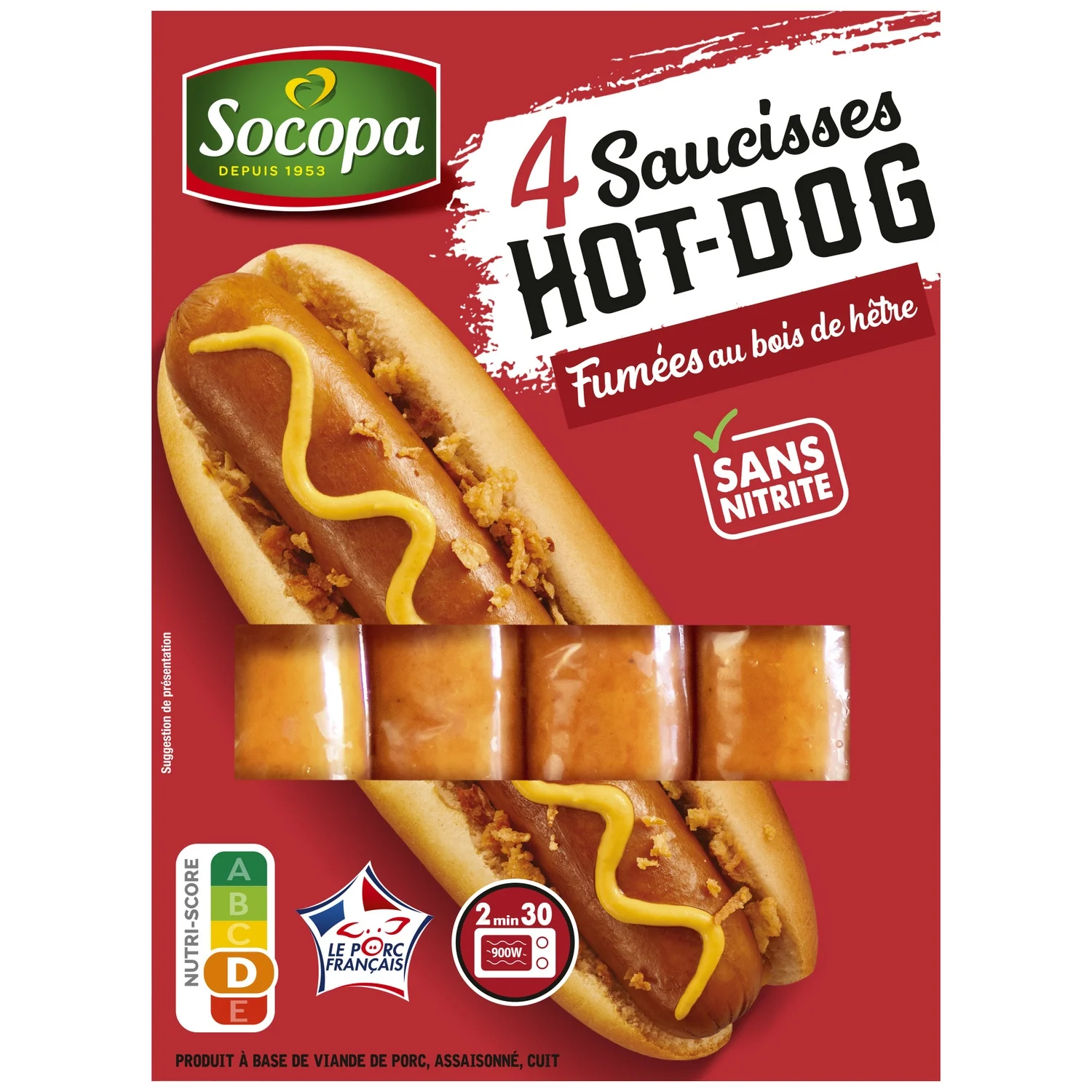 280g Sauc Porc Hot Dog X4 - SOCOPA