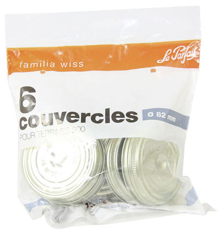 6 Couvercles 82mm F Wiss