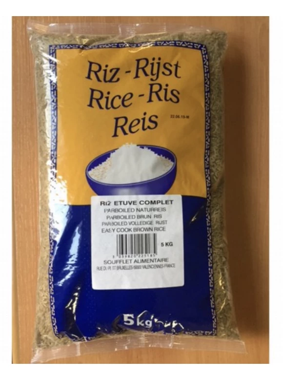 Riz  Long Etuve Complet Qs Sac5kg - VIVIEN PAILLE