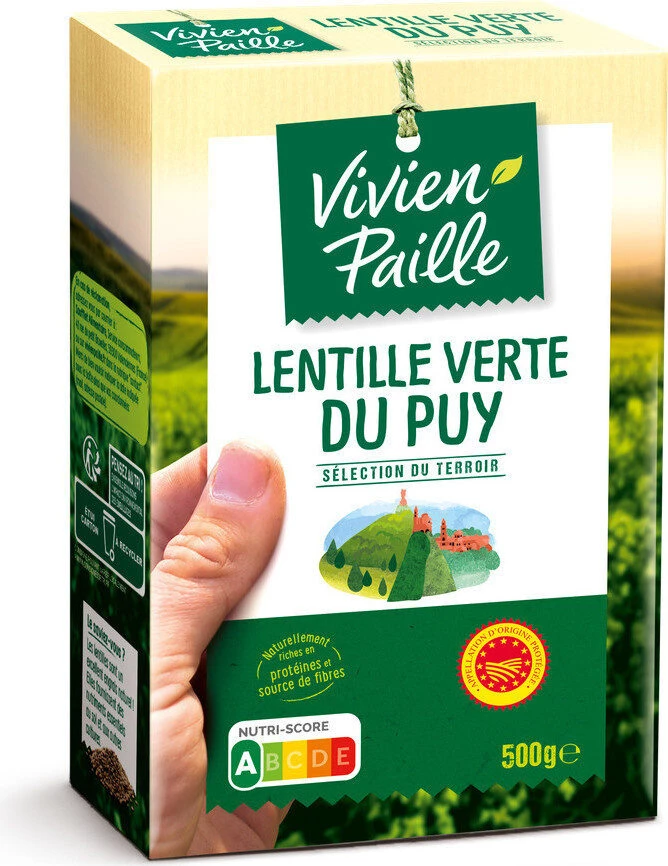 Green lens of Puy AOP 500g - Vivien Paille