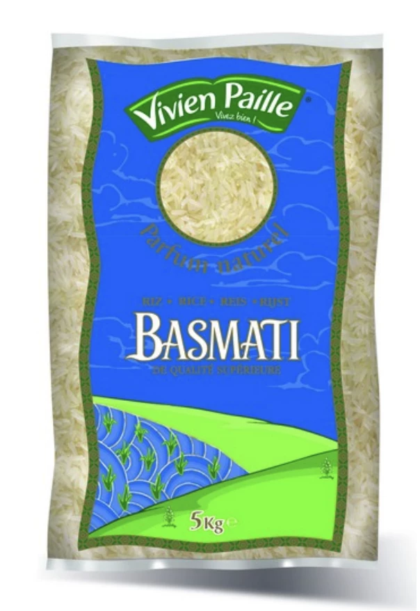 Riz  Long Basmati Sac 5kg - VIVIEN PAILLE