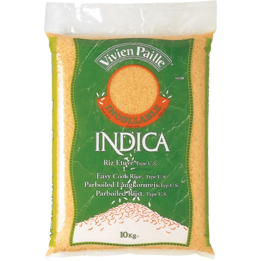 Riz  Long Etuve Indica Qs Sac 10kg - VIVIEN PAILLE