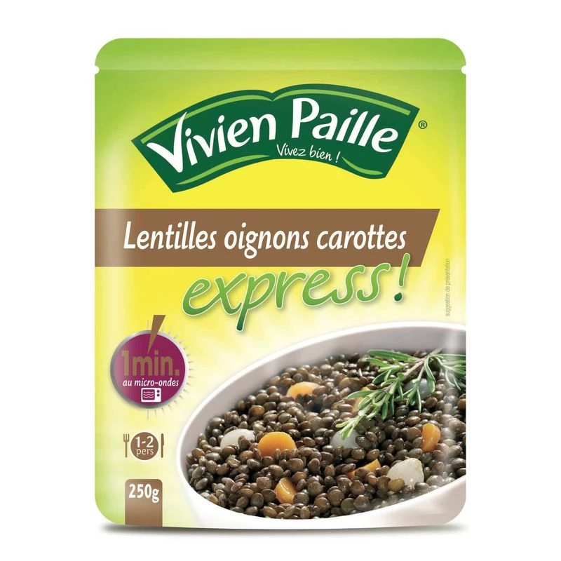 250g Lentilles Cuis Oignons Ca