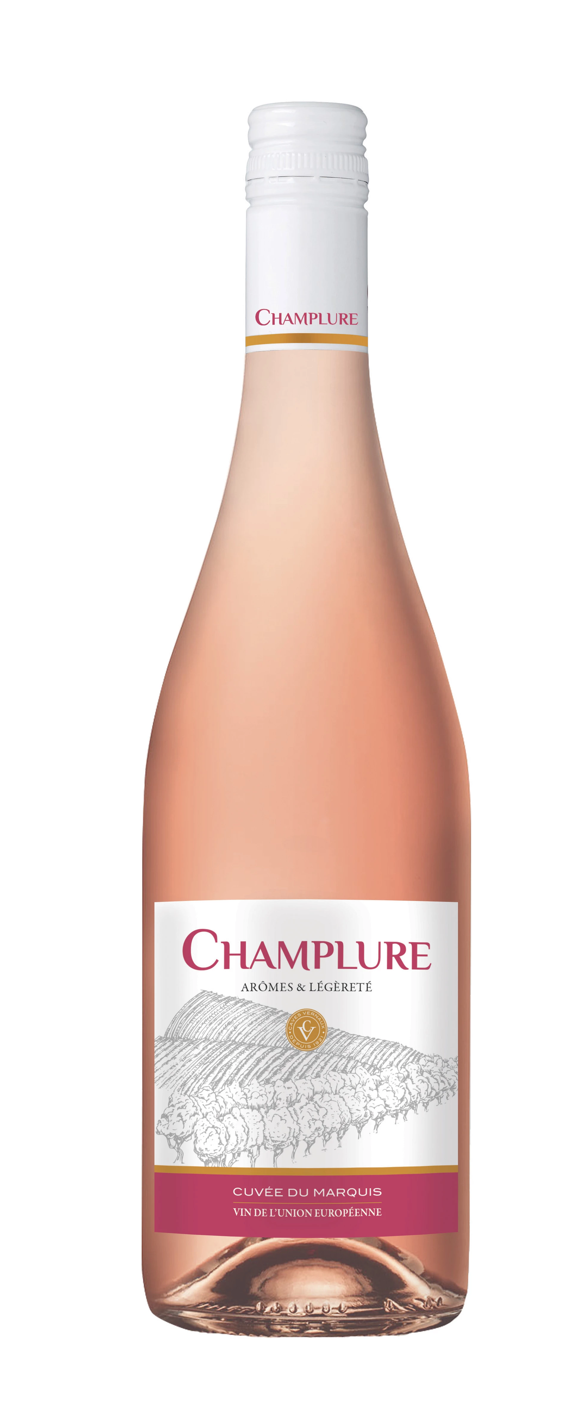 Vin Rosé les Caves Vernaux, 11°, 75cl - CHAMPLURE
