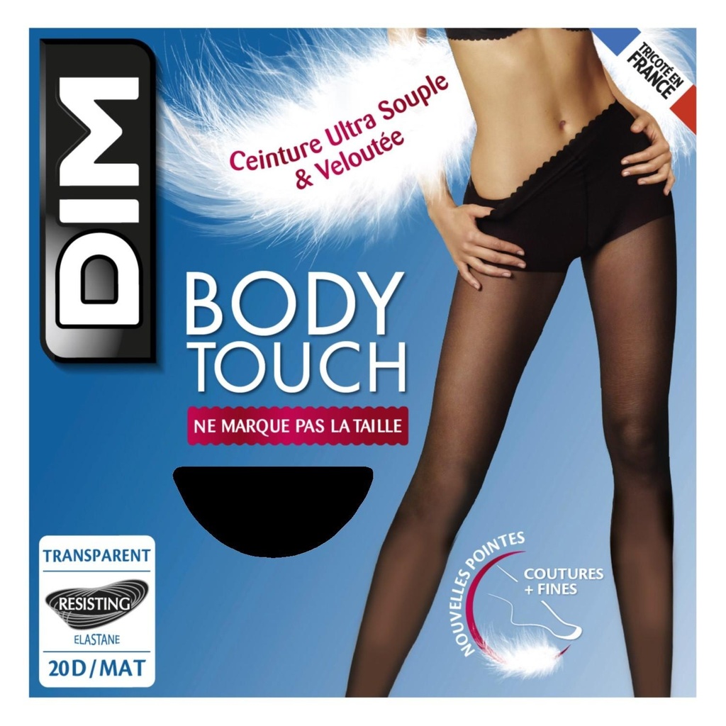 Collant Body Touch Voile Noir T3