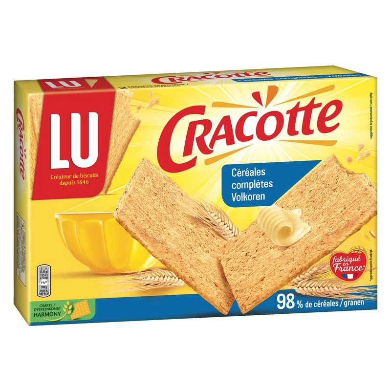 Cracottes Céréales Complètes 250g - LU