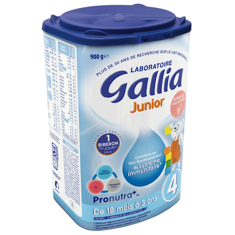 Lait en poudre 4ème âge 900g - GALLIA