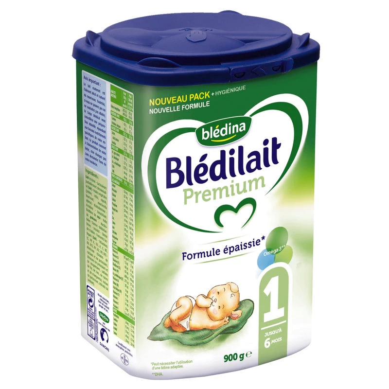Lait en poudre Premium 1er âge 900g - BLEDINA