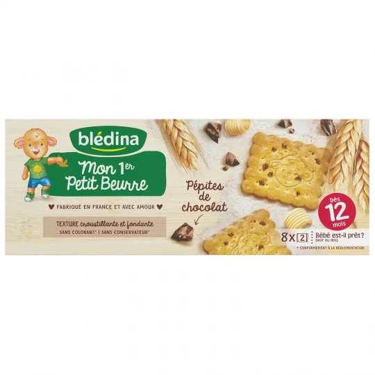Biscotti con gocce di cioccolato per bambini dai 12 mesi 133g - BLEDINA