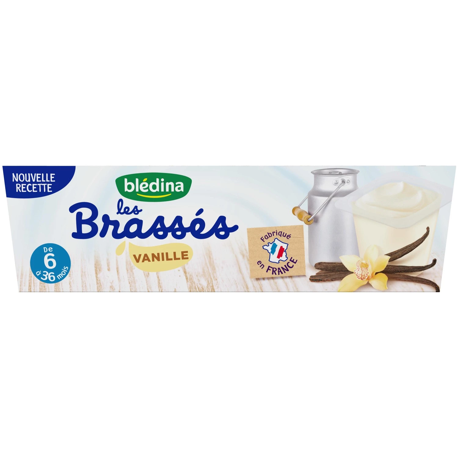 Dessert baby alla vaniglia 6-36 mesi 6x95g - BLEDINA