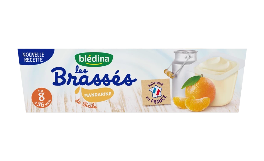 Dessert bébé mandarine 6x95g - BLEDINA