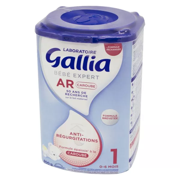 Milk Powder Anti Regurgitation Baby Expert Ar 1 From 0 to 6 Months 800g - GALLIA