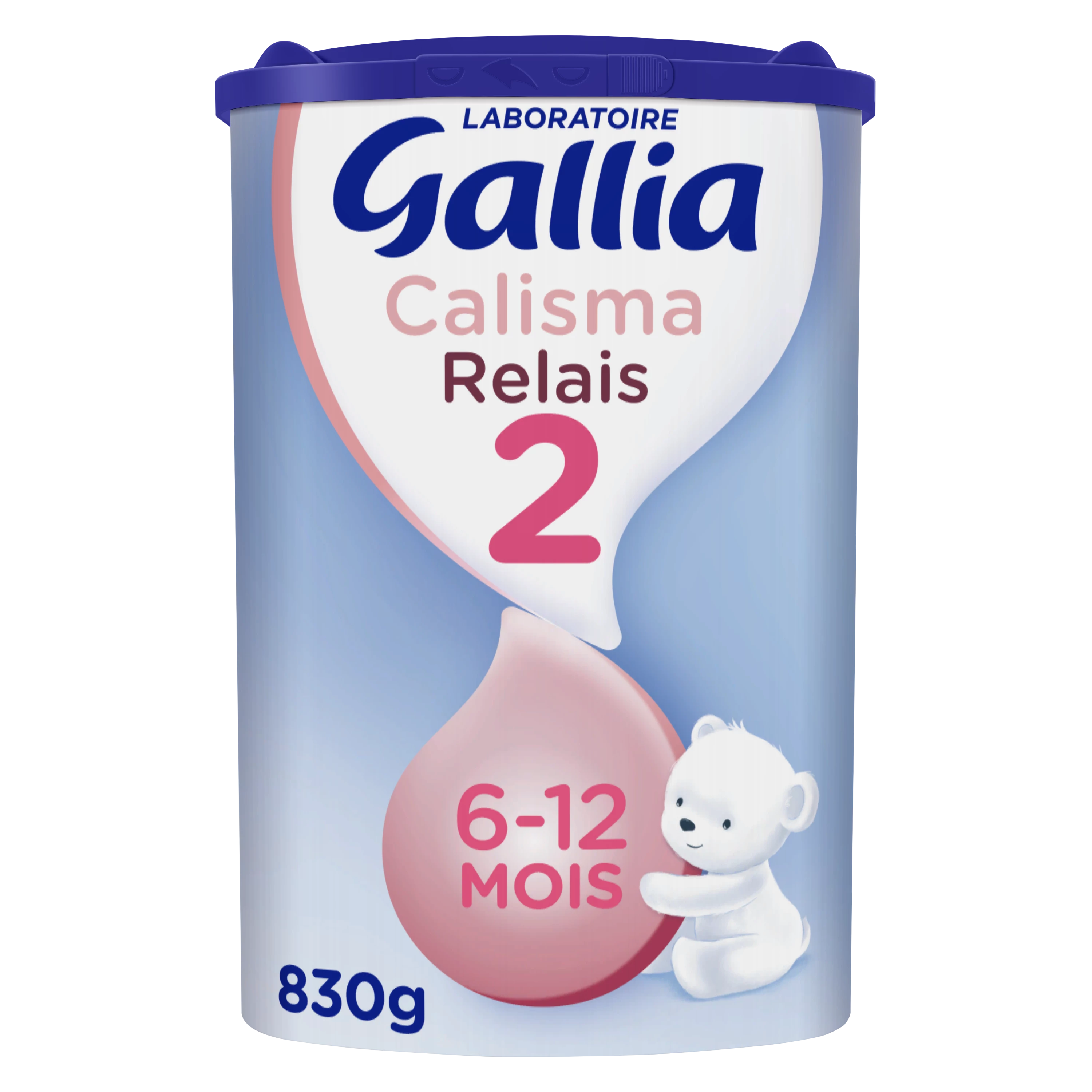 Baby milk powder 2nd age 6-12 months Calisma relay 830g - GALLIA