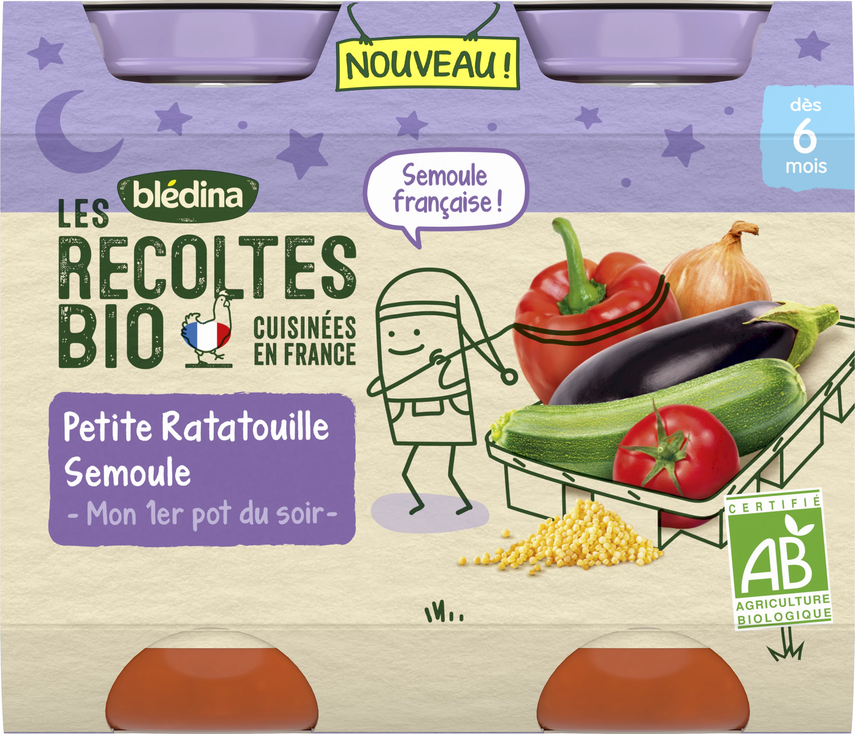 Lr Bio Ratat Semoule 2x200g