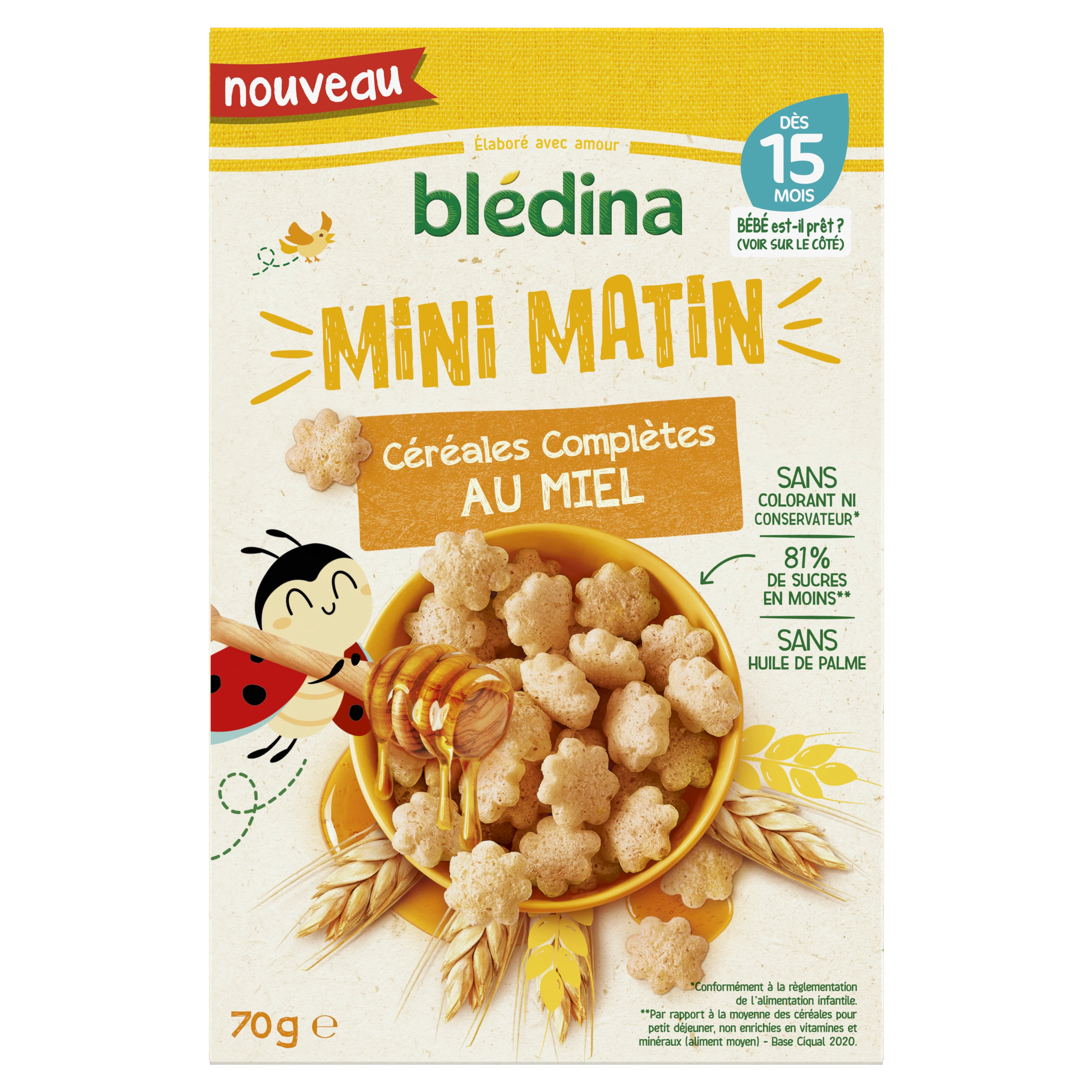 Müsli ab 15 Monaten komplett mit Honig - BLEDINA