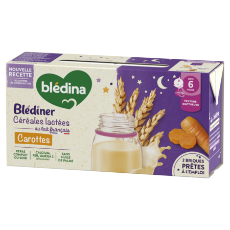 2x250 Briques Carotte Bledina