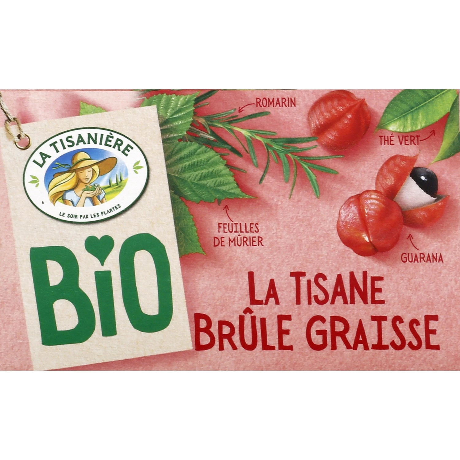 Chá de ervas para queima de gordura com infusão orgânica x20 30g - LA TISANIERE