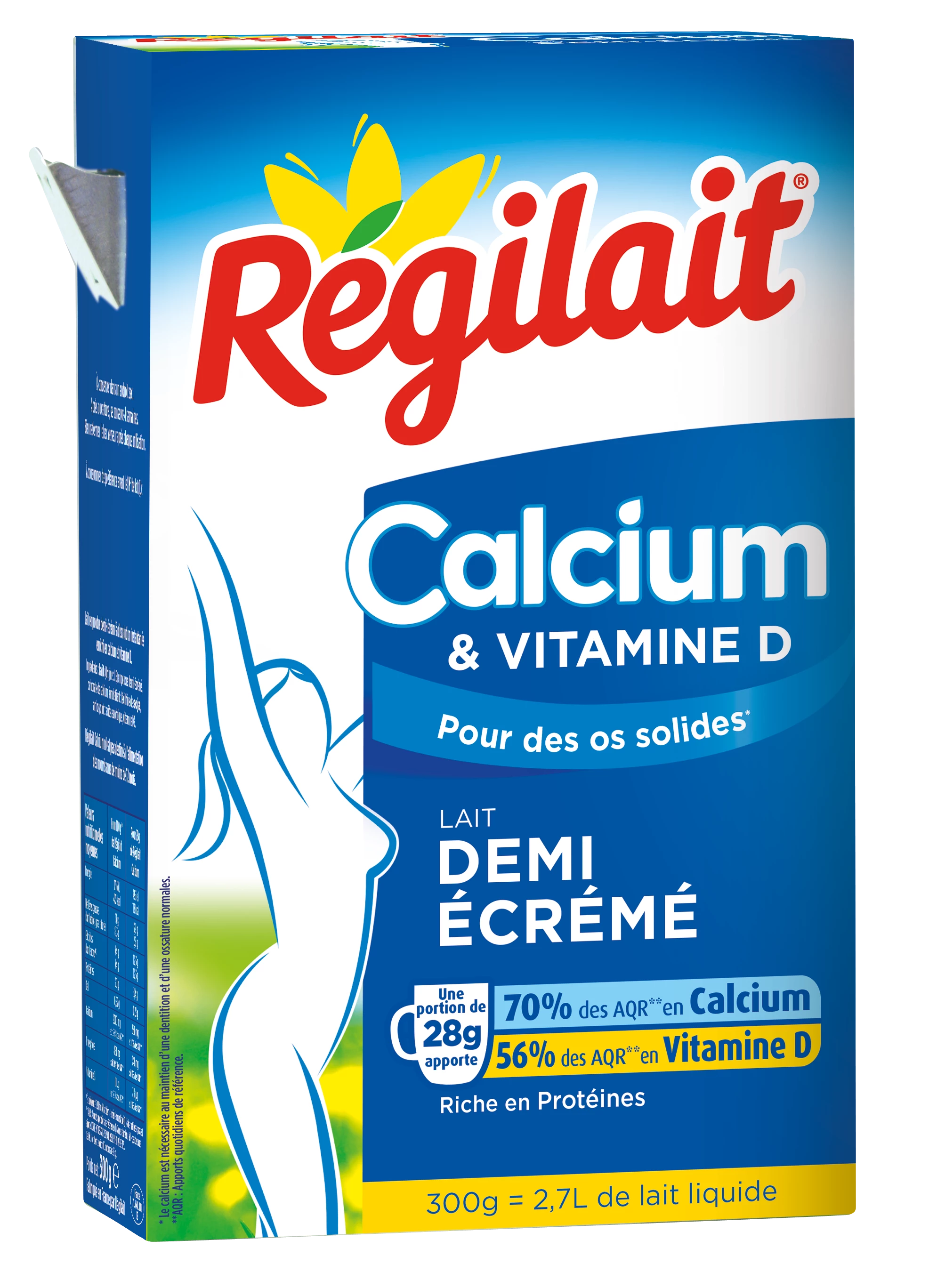 Lait en poudre demi ecrémé 300g - RÉGILAIT