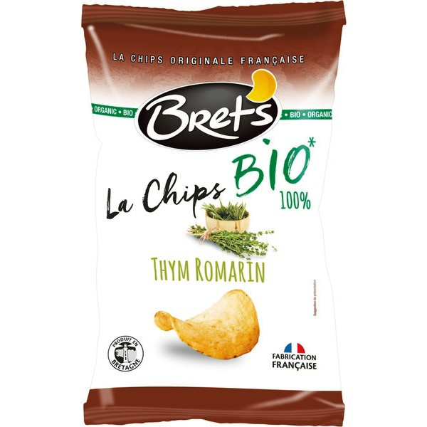 Chips bio thym et romarin 100g - BRET'S